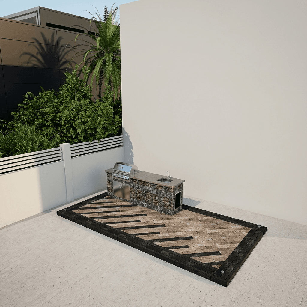 Outdoor Kitchen 4015 - 6.15 x 3.15 m